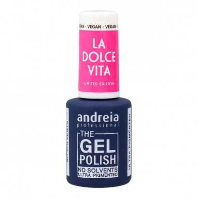 Esmalte de uñas en gel Andreia La Dolce Vita DV5 Vibrant Pink 10,5 ml-Manicura y pedicura-Verais