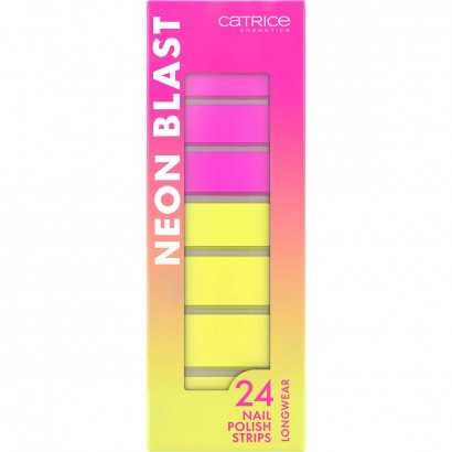 Nail art stickers Catrice Neon Blast 24 Pieces-Manicure and pedicure-Verais