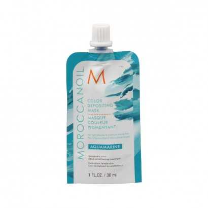 Haarmaske Moroccanoil Depositing Aqua marine 30 ml-Haarkuren-Verais