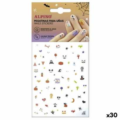 Nail art stickers Alpino Halloween (30 Units)-Manicure and pedicure-Verais