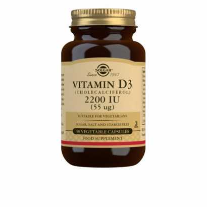 Vitamin D3 (Cholecalciferol) Solgar 50 Units-Food supplements-Verais