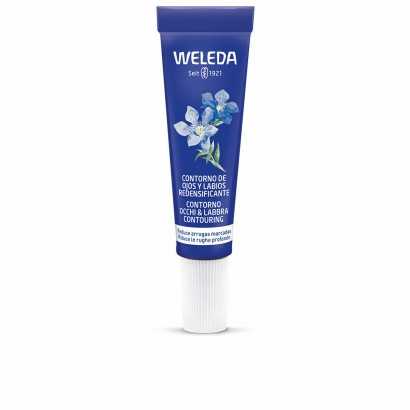 Anti-Aging-Creme für die Augen- und Lippenkonturen Weleda Blue Gentian and Edelweiss 10 ml Nachverdichtung-Augenpflege-Verais