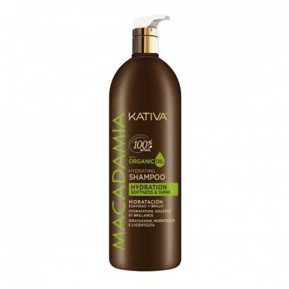 Feuchtigkeitsspendendes Shampoo Kativa Macadamia 1 L-Shampoos-Verais