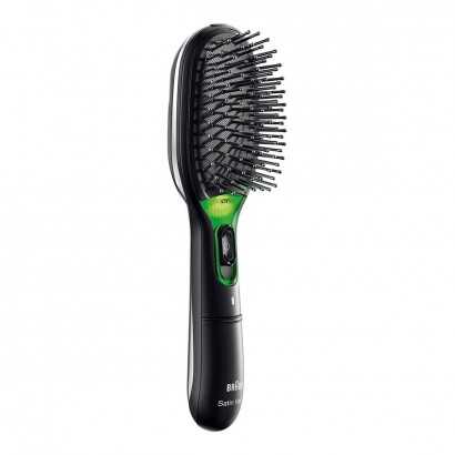 Smoothing Brush Braun Satin Hair 7 br710e Black Ionic-Combs and brushes-Verais