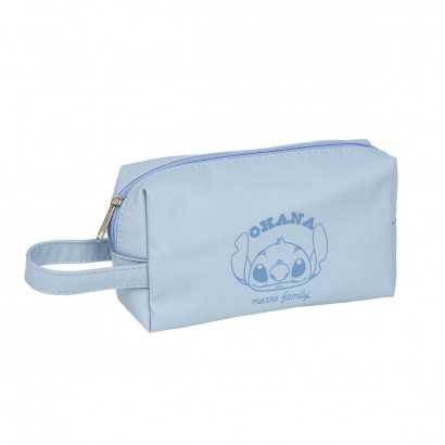 Travel Vanity Case Stitch Light Blue 21 x 11 x 7 cm-Toiletries bags-Verais