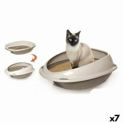 Cat Litter Box Georplast GP10533 57 x 40 x 19 cm (7 Units) (57 cm)-Well-being and hygiene-Verais