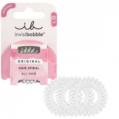 Hair ties Invisibobble Invisibobble Elastic Spiral Transparent 3 Units-Combs and brushes-Verais