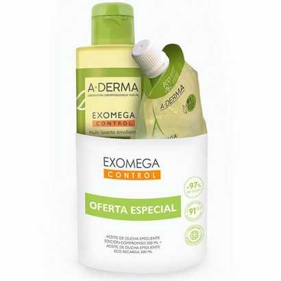 Shower Oil A-Derma Control 2 x 500 ml-Moisturisers and Exfoliants-Verais