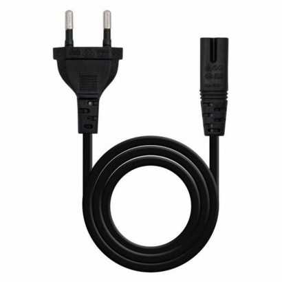 Power Cord NANOCABLE 10.22.0402 1.5 M Black-Plug adaptors-Verais