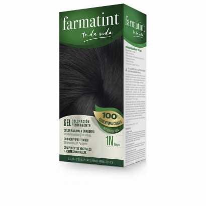 Dauerfärbung Farmatint 1n-Negro Gel-Haarfärbemittel-Verais