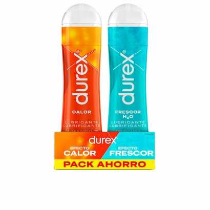Lubricant Durex Play 2 x 50 ml Hot and Cold Effect-Water-Based Lubricants-Verais