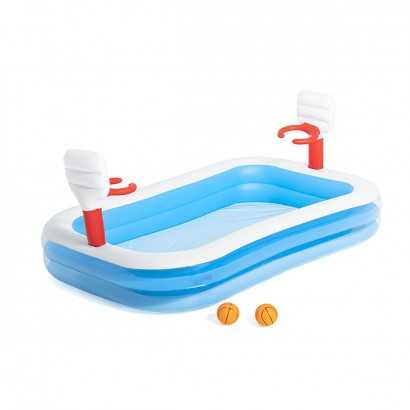 Inflatable Paddling Pool for Children Bestway 636 L Basketball 254 x 168 x 102 cm-Swimming pools-Verais