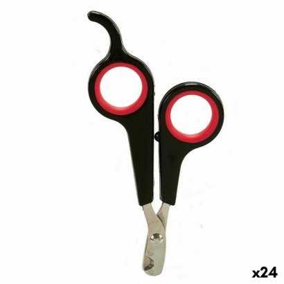 Nail clipper Black Red 6 x 0,5 x 11,5 cm Pets (24 Units)-Well-being and hygiene-Verais