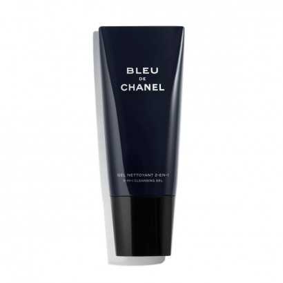 Facial Cleansing Gel Chanel 2-in-1 Bleu de Chanel 100 ml-Cleansers and exfoliants-Verais