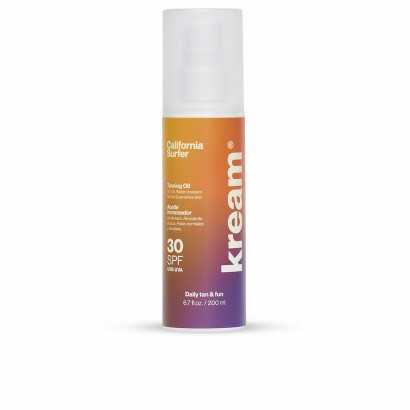 Tanning Oil Kream California Surf Spf 30 200 ml-Protective sun creams for the body-Verais