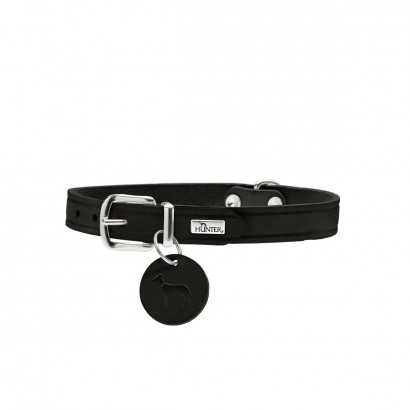Dog collar Hunter Aalborg Black S 32-38 cm-Travelling and walks-Verais