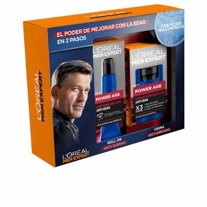 Men's Cosmetics Set L'Oreal Make Up Men Expert Power Age 2 Pieces-Cosmetic and Perfume Sets-Verais