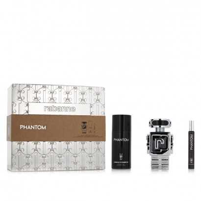 Men's Perfume Set Paco Rabanne EDT 3 Pieces-Cosmetic and Perfume Sets-Verais