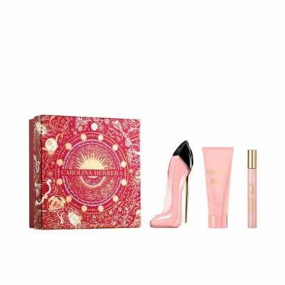 Women's Perfume Set Carolina Herrera 3 Pieces-Cosmetic and Perfume Sets-Verais