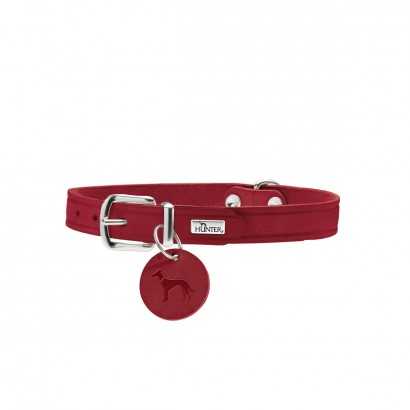 Dog collar Hunter Aalborg Red XS 24-29 cm-Travelling and walks-Verais