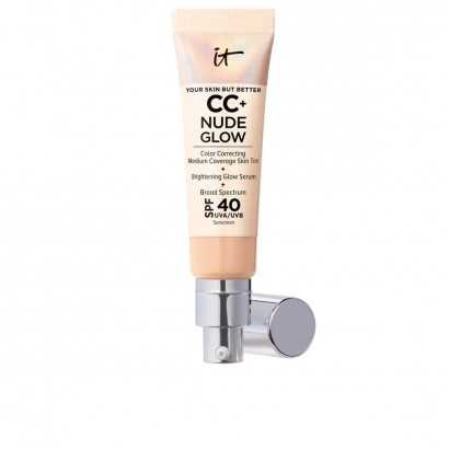 Base de Maquillaje Cremosa It Cosmetics CC+ Nude Glow Light Medium Spf 40 32 ml-Maquillajes y correctores-Verais