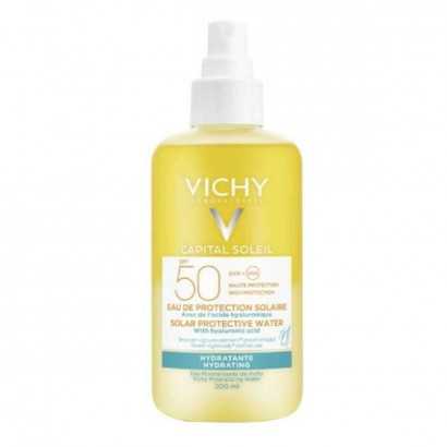 Sonnenschutz Capital Soleil Hydrating Vichy Spf 50 (200 ml)-Schützende Körpercremen in Sprayform-Verais