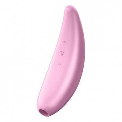 Clitoris Suction Stimulator Satisfyer Curvy 3+ Pink-G-spot vibrators-Verais