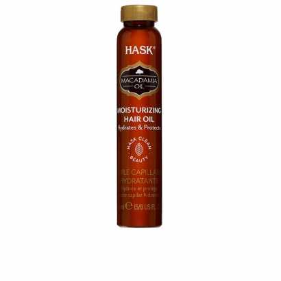 Hair Oil HASK MACADAMIA OIL 18 ml Moisturizing-Softeners and conditioners-Verais