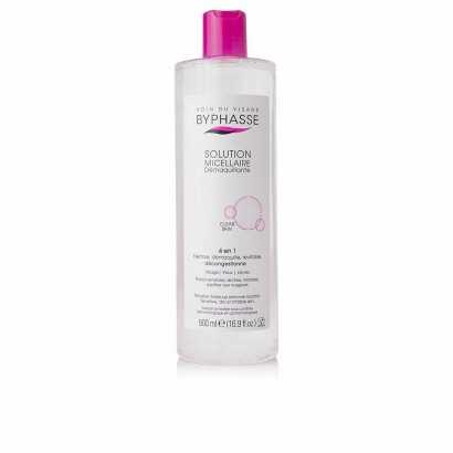 Make Up Remover Micellar Water Byphasse 1000025005 4-in-1 500 ml-Make-up removers-Verais