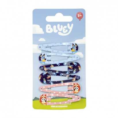 Hair Clips Bluey Multicolour 6 Pieces-Combs and brushes-Verais
