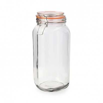 Glass Jar Quid New Canette Transparent Glass 2 L (Pack 6x)-Bathroom accessories-Verais