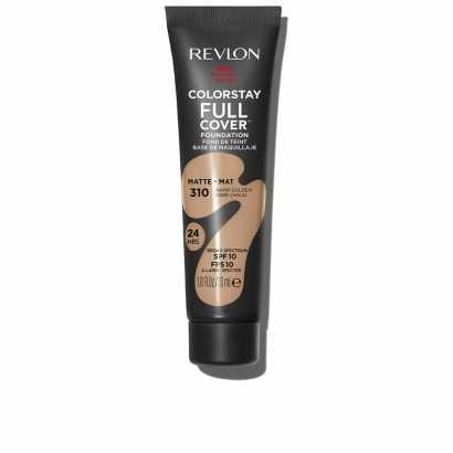 Base de Maquillaje Cremosa Revlon ColorStay Full Cover Nº 310 Warm Golden 30 ml-Maquillajes y correctores-Verais