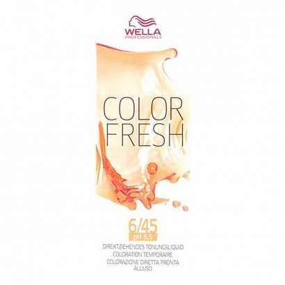Semi-Permanent Tint Color Fresh Wella 456645 6/45 (75 ml)-Hair Dyes-Verais
