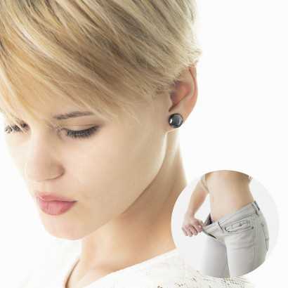 Boucles d'oreilles Amincissantes Biomagnétiques Slimagnetic InnovaGoods-Soins du visage et du corps-Verais