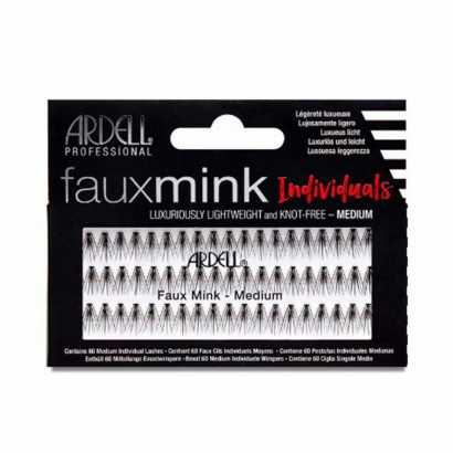 Set de pestañas postizas Ardell Faux Mink Medium Individual 60 Piezas-Lotes de Cosmética y Perfumería-Verais