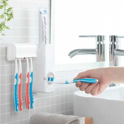 Dispensador de Pasta Dental con Soporte para Cepillos Diseeth InnovaGoods-Accesorios de baño-Verais