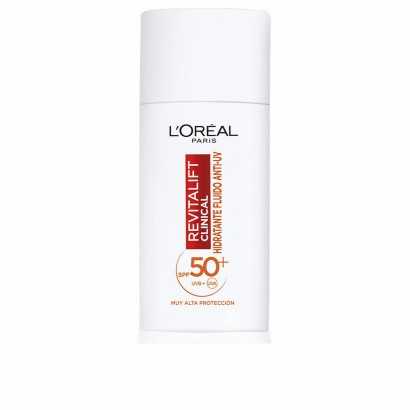 Protezione Solare Viso L'Oreal Make Up Revitalift Clinical Antietà Spf 50 50 ml-Creme protettive per il viso-Verais