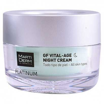 Crema de Noche Platinum GF Martiderm Vital Age (50 ml)-Cremas antiarrugas e hidratantes-Verais